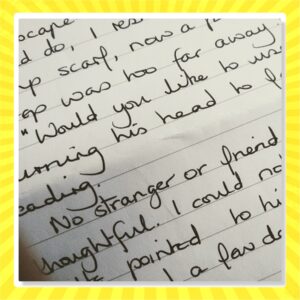 Sample of freewriting