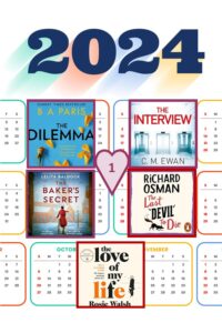 a collection of the novels read by Shirl Davis in 2024