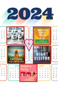 a collection of the novels read by Shirl Davis in 2024