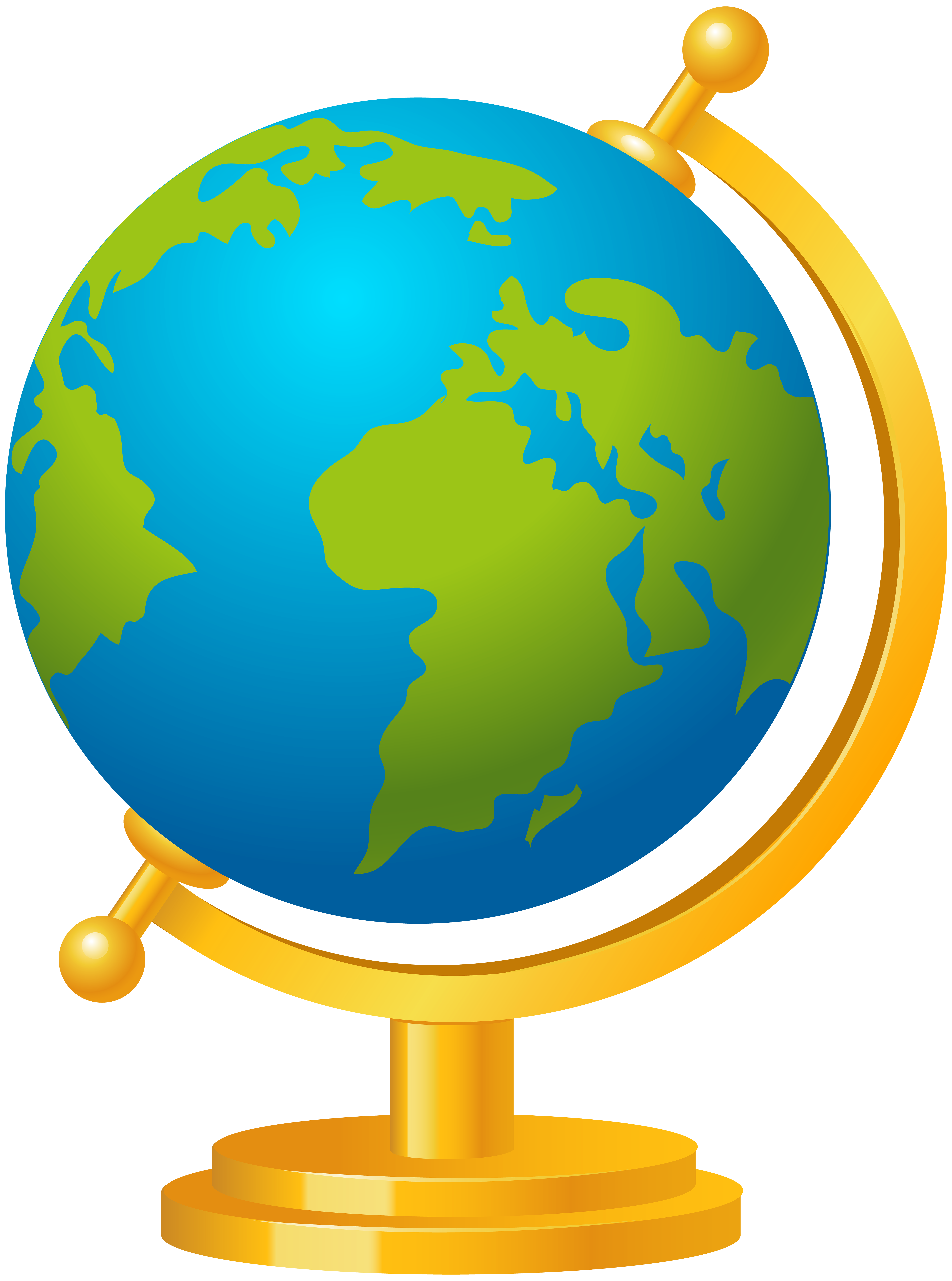 clip art image of a globe